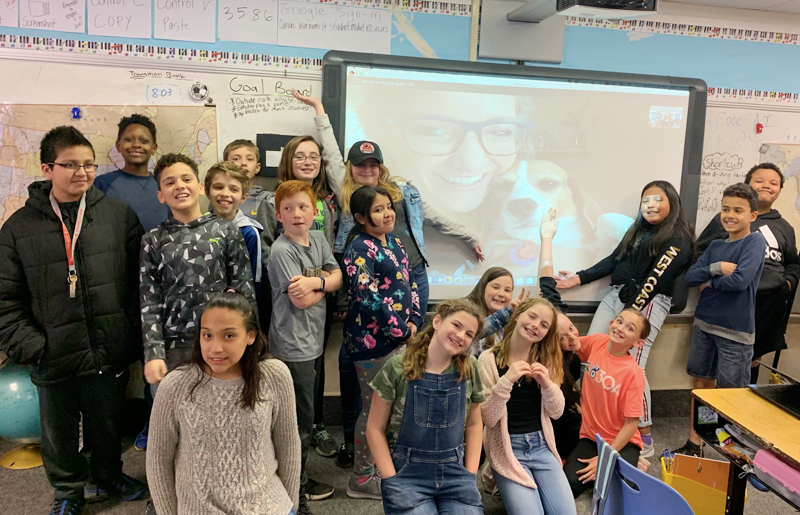 Skype in the Classroom with student abroad